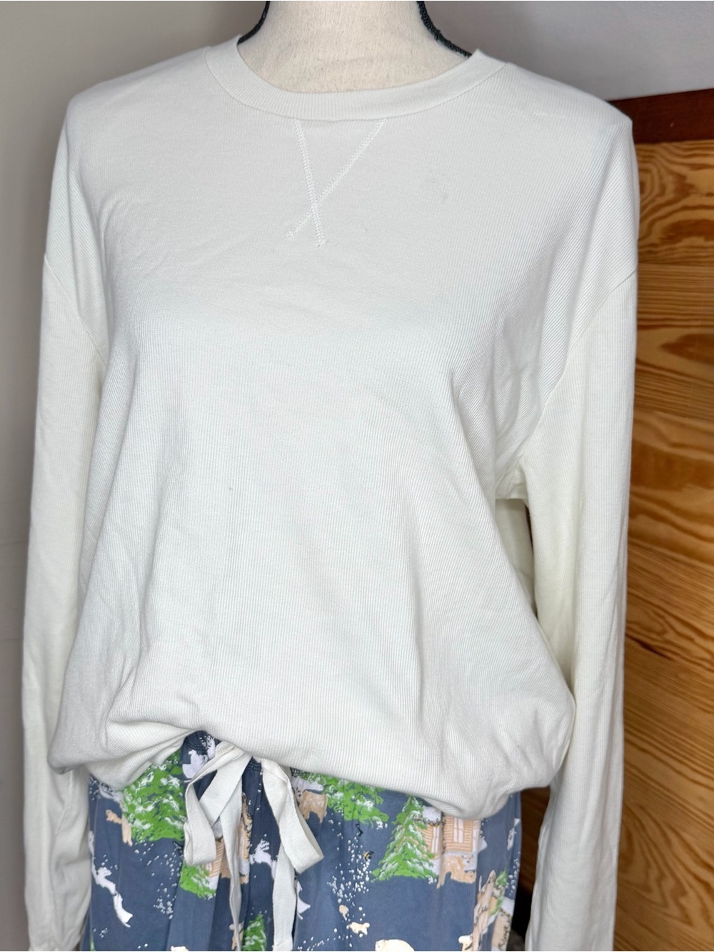 Burt’s Bees Baby Home Sweet Home Pajama Set Extra Large XL NWT Prairie Blue - Picture 3 of 10